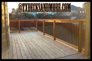 Custom Cedar Deck & Railing